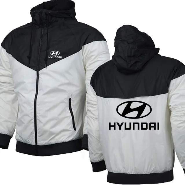 

2021 NEW Men's hoodie for Hyundai Car Logo Print Casual high quality Hooded Sweatshirts zipper Hoodies Man Clothing s46