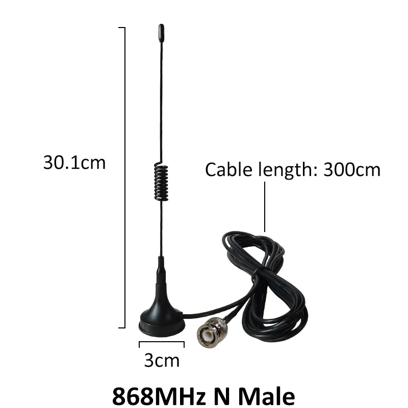 Антенна 868 мгц 915 фоторазъем BNC 5 дби мобильная магнитная радиоантенна VHF UHF 50 вт UT 102