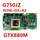 G750JZ_MXM_N15E-GX-A2 VGA GTX880M4G графическая карта для ноутбука Asus ROG G750JS G750J G750JZ, видеокарта 100% протестирована
