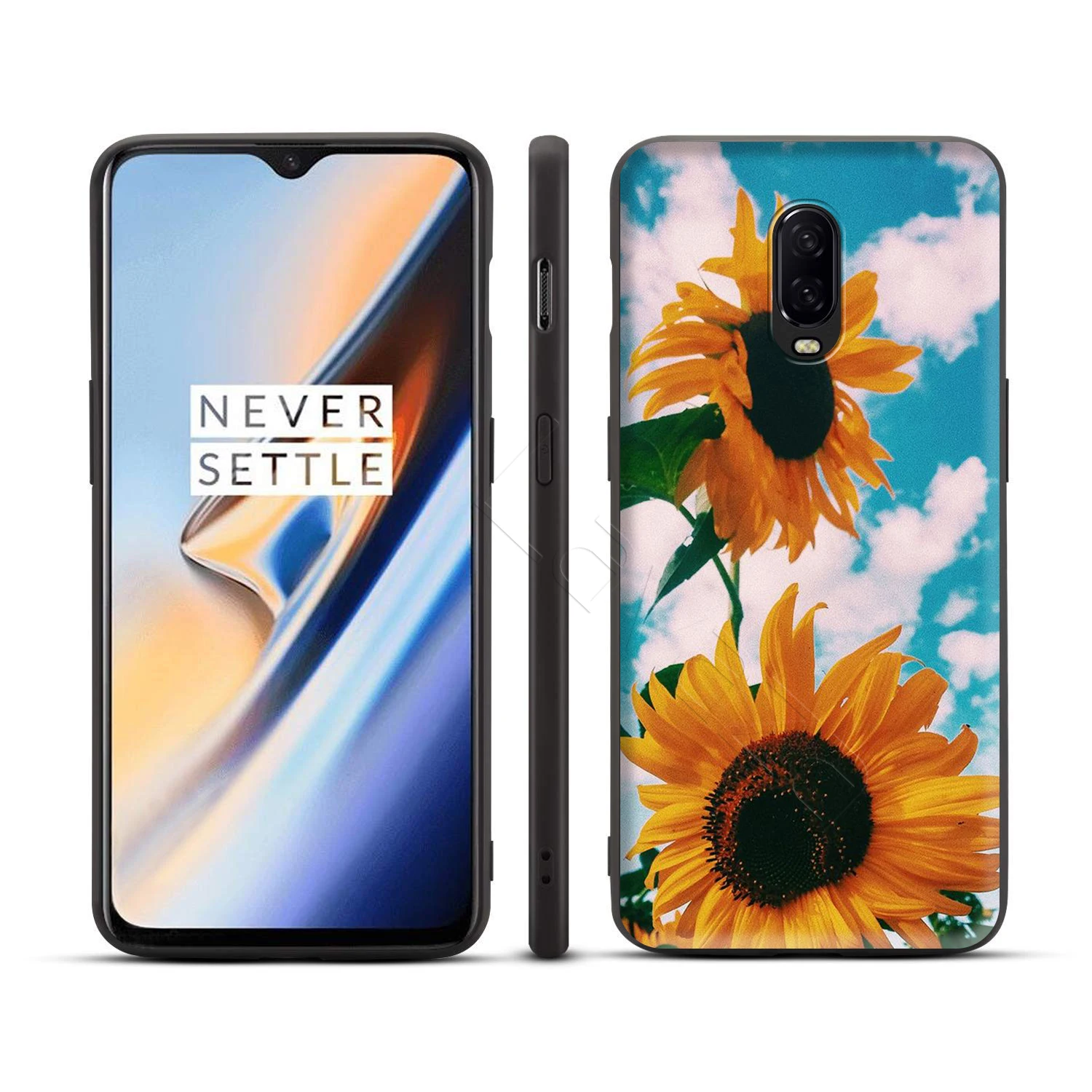 Лаваза страсть цветок РОЗА Подсолнух эстетический силиконовый чехол для Oneplus 7 Pro