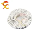 Ремень ГРМ T5 из полиуретана, 12 метров, 10 мм, белый, со стальным сердечником, ширина 10 мм