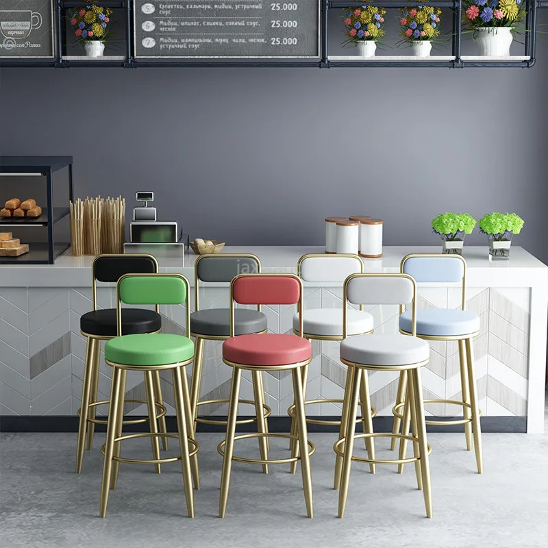 

Скандинавские барные стулья 45/55/65/75 см, высокие стулья, барные стулья, спинка, передний стол, стул для дома, высокий барный стул, барные стулья...