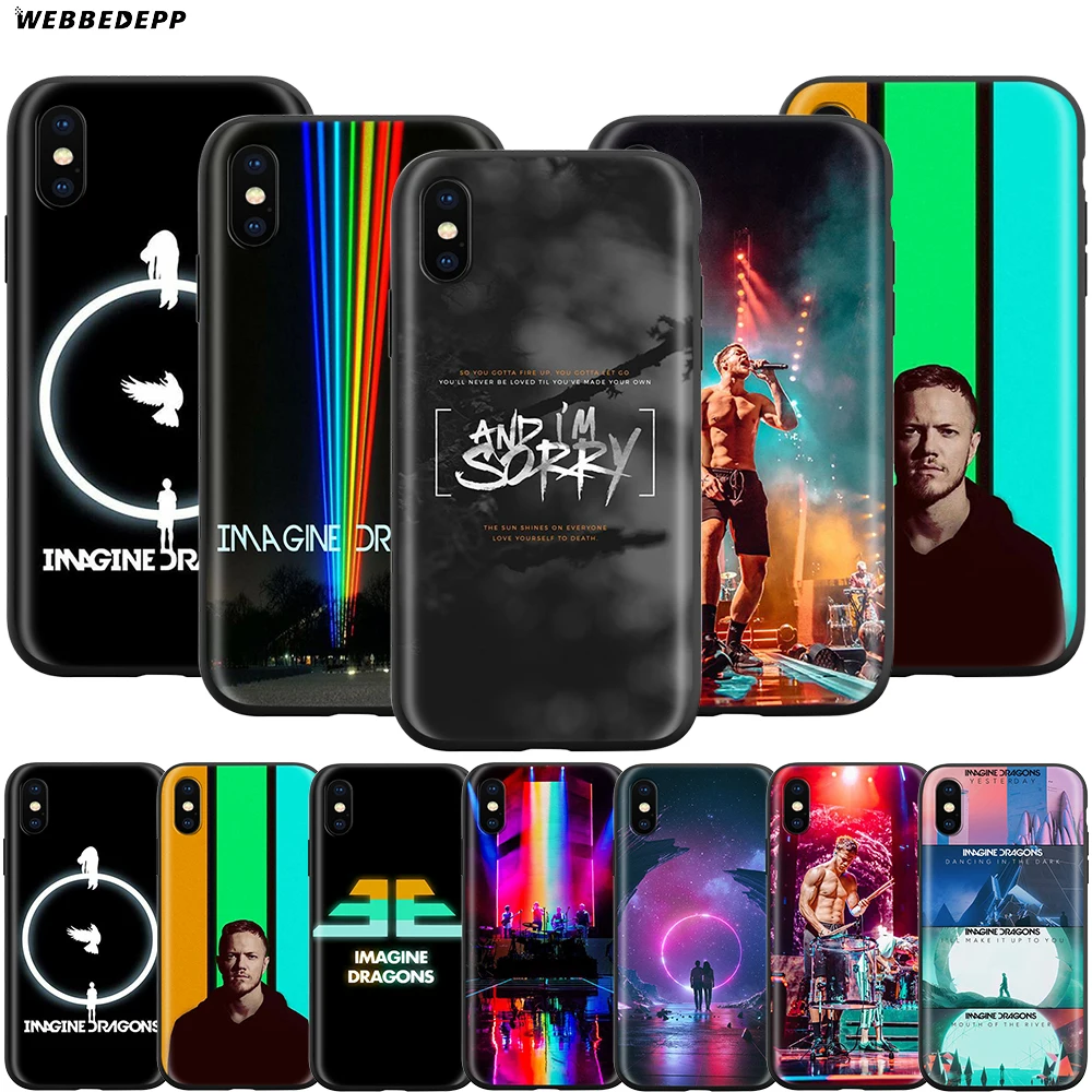 Webbedepp Imagine Dragons чехол для Apple iPhone 12 Mini 11 Pro XS Max XR X 8 7 6 6S Plus 5 5S SE|Бамперы| |