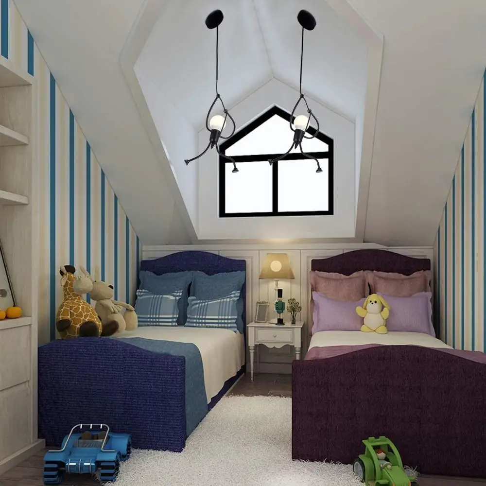 Современный подвесной светильник Железный человек креативная лампа для