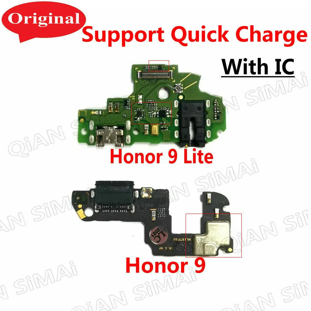

Оригинальный разъем для зарядного порта, детали для микрофона, гибкий кабель для HuaWei Honor 9 Lite, для Honor 9X Pro