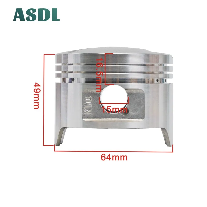Motorcycle Engine Piston and Rings Set for Honda Steed Bros Shadow 400 Piston&ampRings Kit STD 64mm 64.25mm 64.5mm #c |