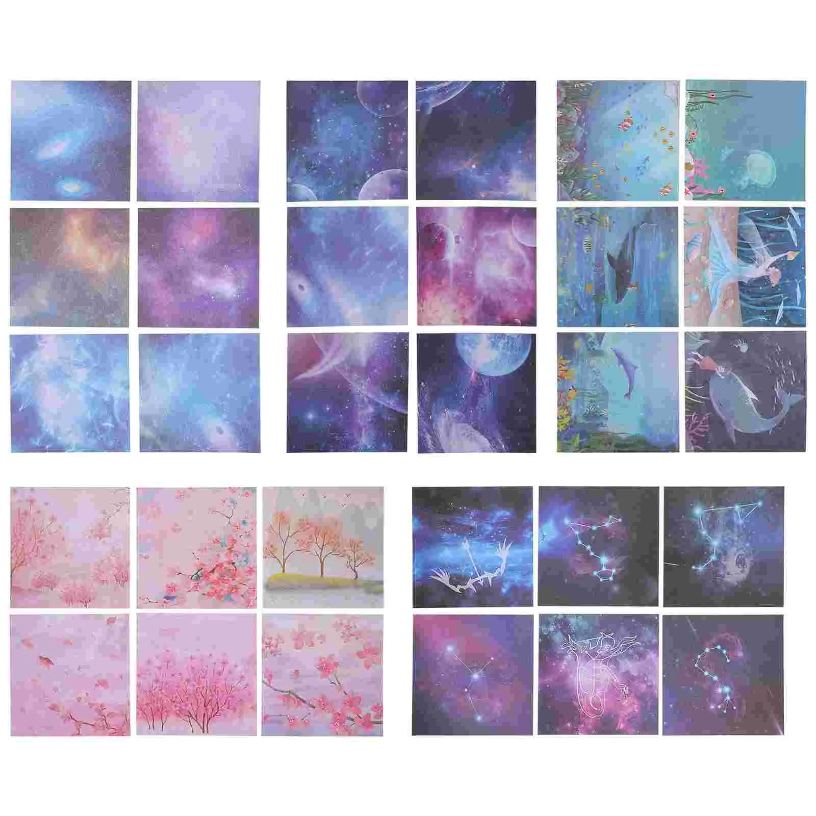 

250pcs Origami Paper Cranes DIY Paper Flowers Origami Folding Paper
