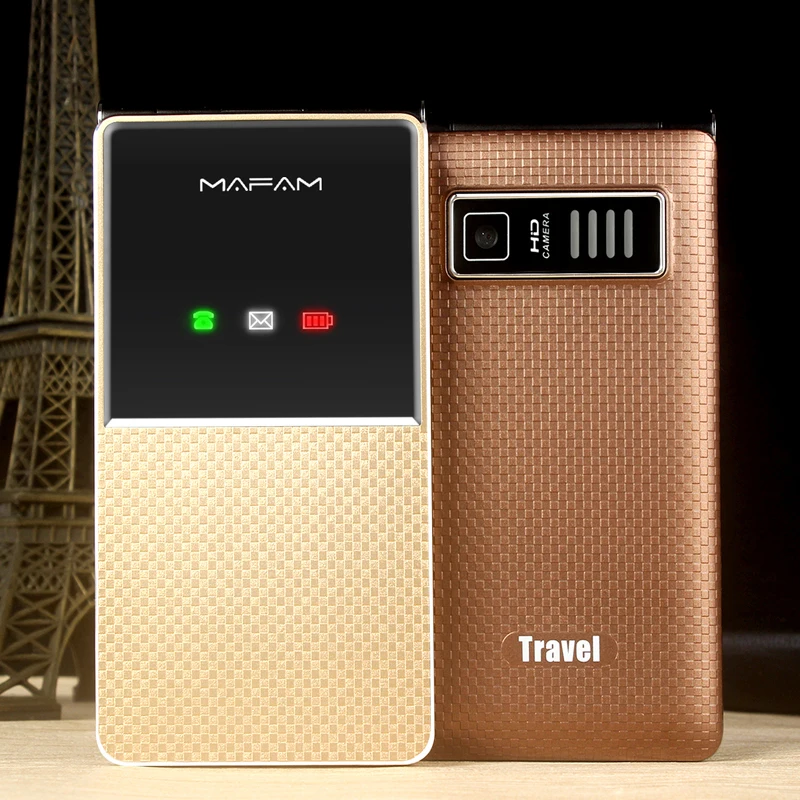 F699 Magic Mirror Экстра тонкая раскладушка большая Громкая кнопка Вибрирующая колонка