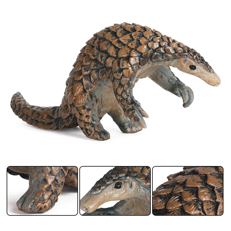 

New Sale Simulation Animals Wild Animal Mammal Pangolin Toys Figures Collectible Action Figurine Kids Educational Model Toy Gift