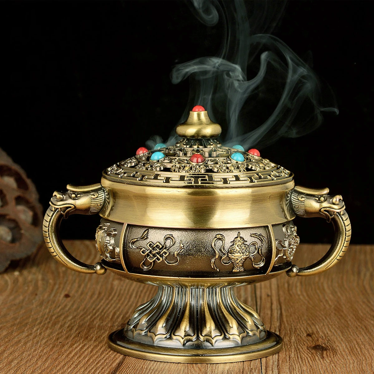 

Подставка для курильников, угольные металлические комнатные палочки, Ароматический диффузор, тибетские курильницы KK60XL