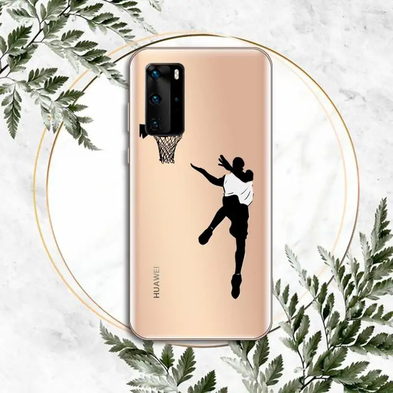 

Hot Off Basketball Phone Case Transparent for Huawei P honor 8 10i 20 30 40 smart 2019