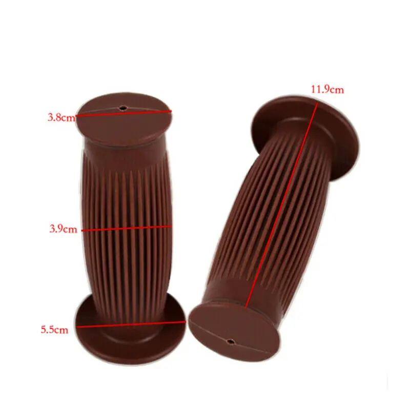 1 &quot25 мм винтажная ретро полоса мягкая резиновая рукоятка для мотоцикла Руль