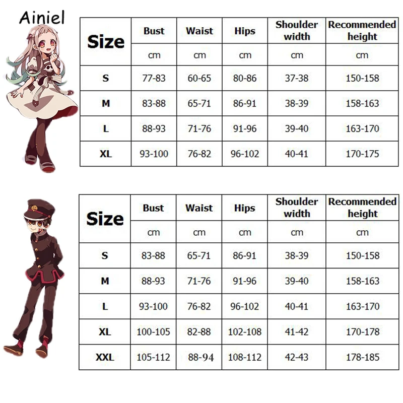 

Anime Toilet-Bound Hanako-kun Jibaku Shounen Hanako kun Coaplay Yugi Costume Cloak Suit Nene Yashiro Dress Wig Halloween Disfraz