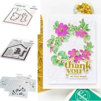 exquisite leaves metal cutting dies and stamps diy scrapbooking card stencil paper cards handmade album stamp die sheets