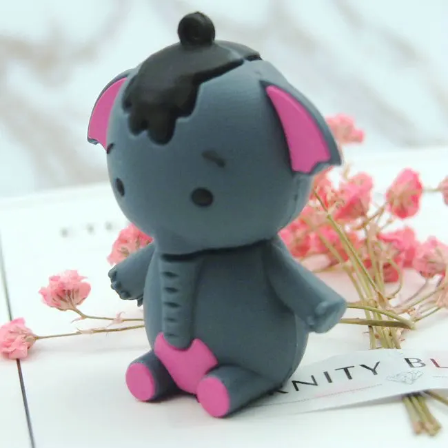 Usb флешка С Рисунком Слона милый флеш накопитель с животными USB 2 0 64 ГБ 128 Мб 32