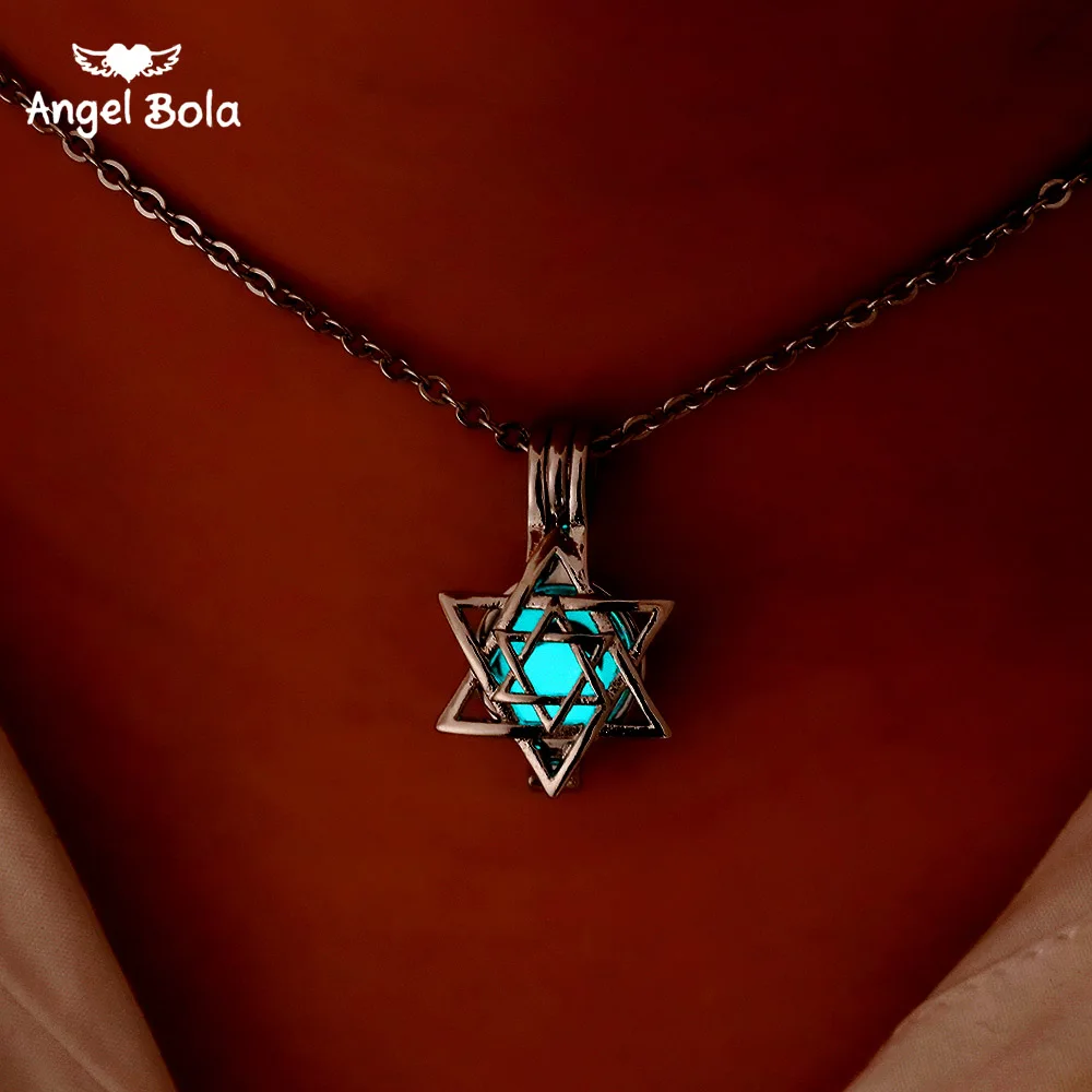 Светящееся ожерелье с Луной подвеска драгоценным камнем ювелирное изделие из