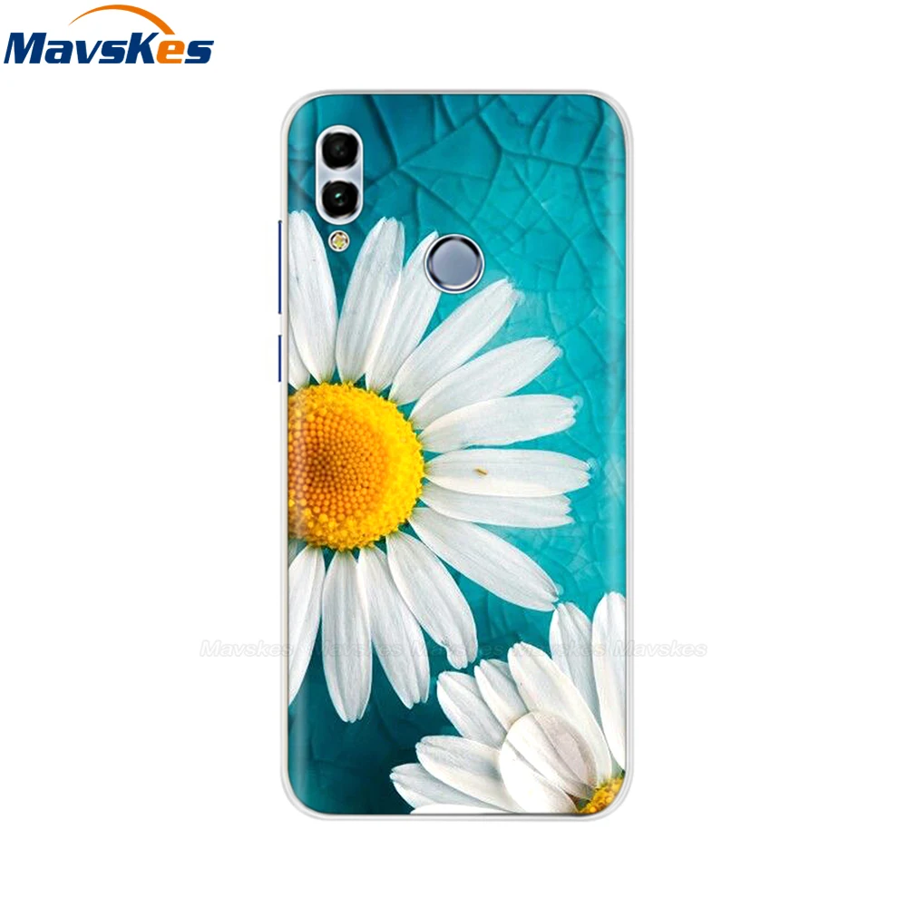 17 Huawei Honor 10 Lite чехол мягкий силиконовый милый ТПУ задняя крышка для Fundas huawei P Smart /Honor 10 удобный телефонный футляр сумки - Цвет: 17