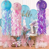 mermaid theme party decoration diy hanging jellyfish lantern little mermaid under the sea birthday party decorations baby shower