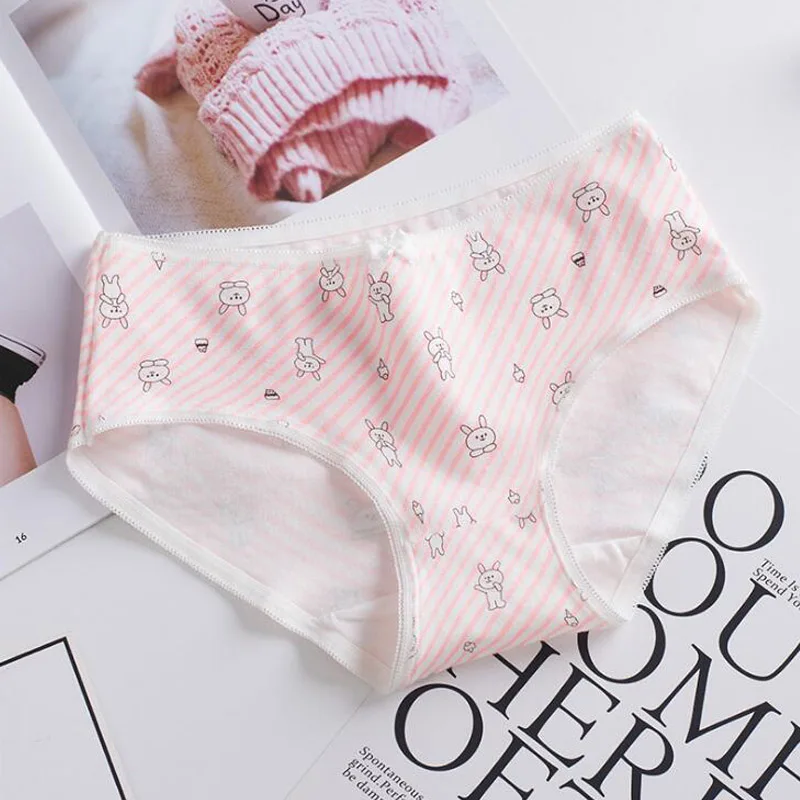 4 шт. трусики для подростков трусы с героями мультфильмов молодых девушек удобные