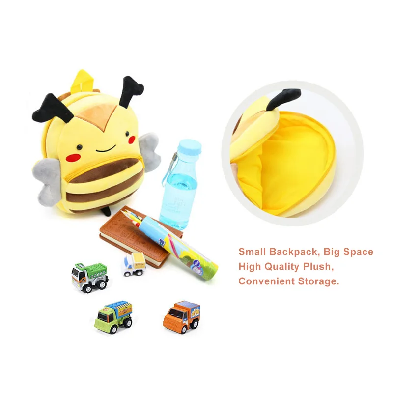 

Baby Plush Backpack Animal School Bags Cartoon Cute Plushback Children Bag Kindergarten Schoolbag Kids Backpack