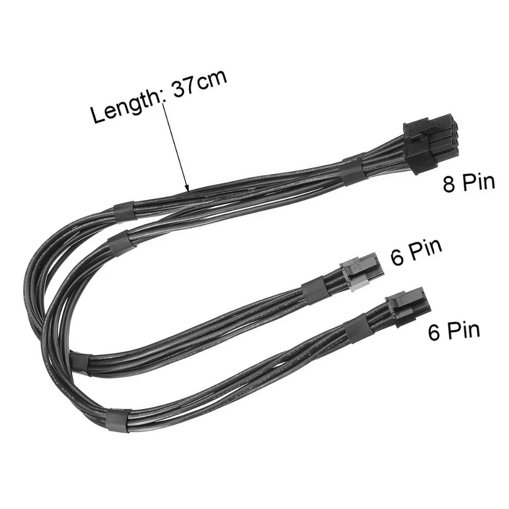 Кабель питания PCI-e 16AWG Dual Mini 6 Pin To 8 для видеокарты Mac Pro GTX 1080 | Компьютеры и офис