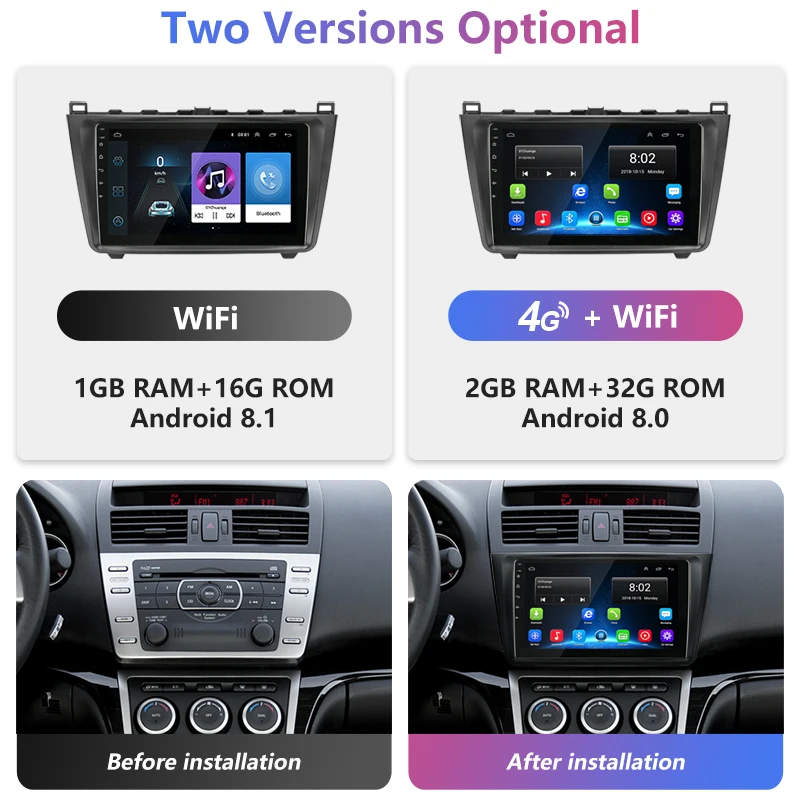 Jansite 7 &quot2din автомобильный Радио Цифровой плеер сенсорный экран Android 8 1