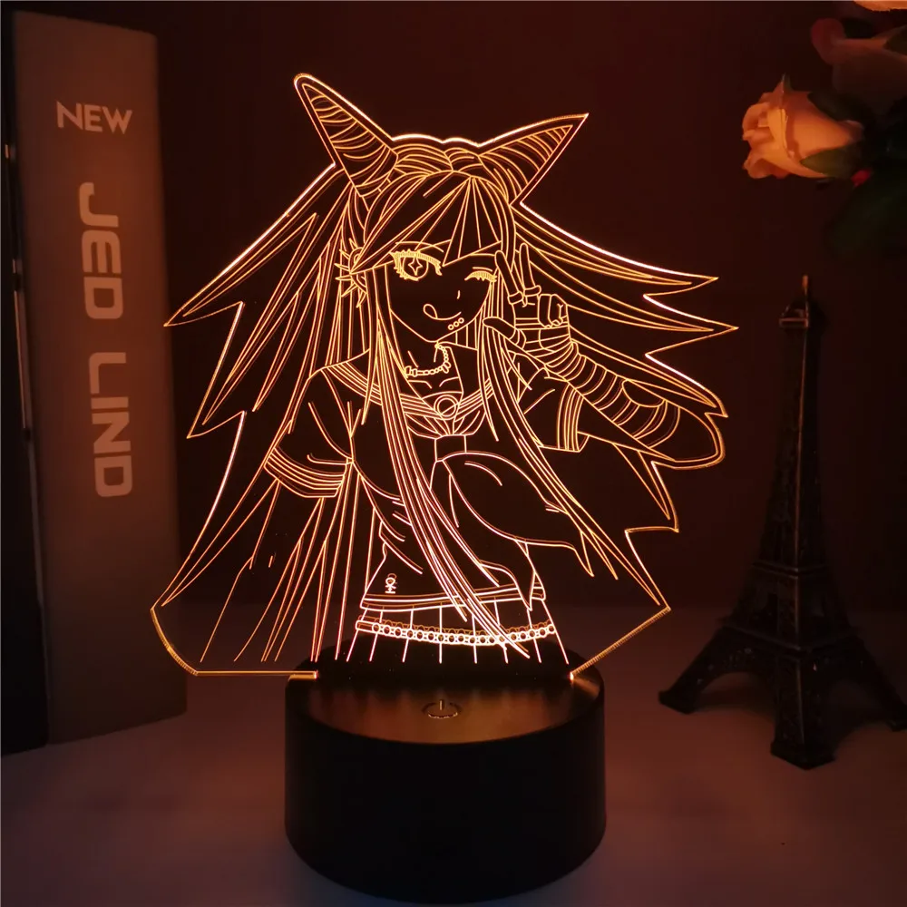

Danganronpa Led Night Light Ibuki Mioda Lamp for Bedroom Decor Kids Gift Danganronpa Acrylic 3d Lamp Ibuki Mioda