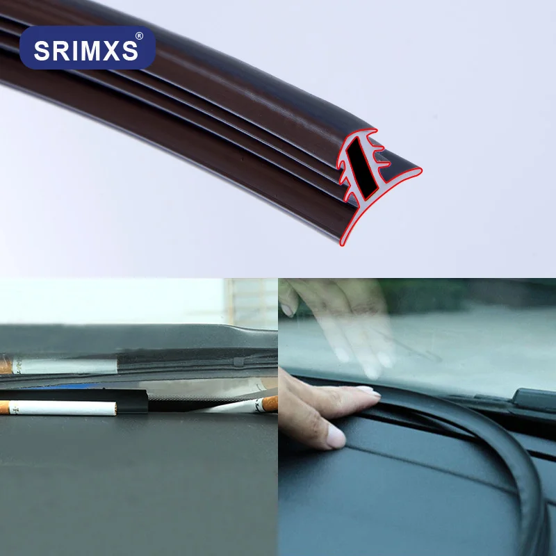 

1.6M Universal Car Rubber Sound Seal Strip U Type Dashboard Insulation Soundproof Rubber Seal Strip Auto Rubber Accessories