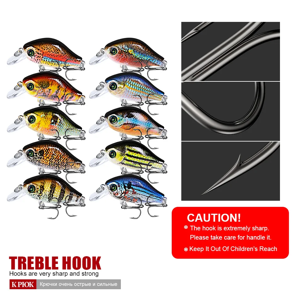 52 мм 8 5 г рыболовные приманки кренкбейт искусственные жесткие качели для окуня