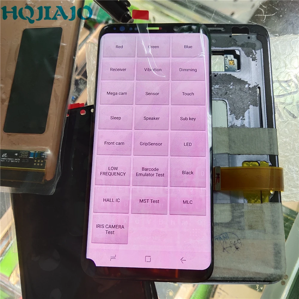 Большой красный ожоги и большие точки AMOLED ЖК дисплей для Samsung Galaxy S8 G950 G950F