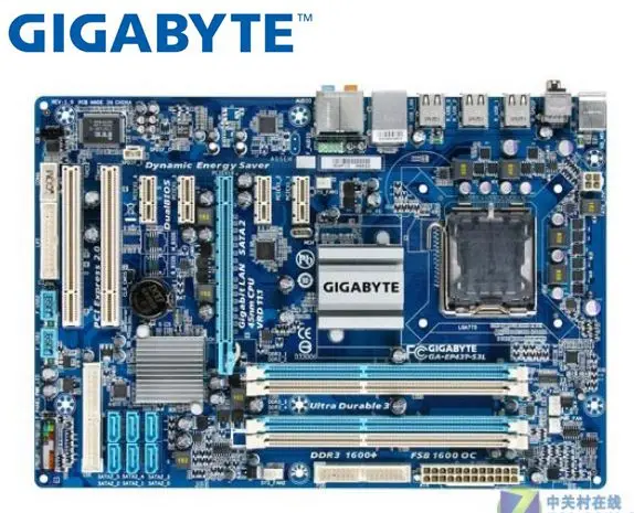 Gigabyte GA EP43T S3L UD3L материнская плата DDR3 LGA 775 доски 16 Гб P43 б/у Desktop motherborad|motherboard