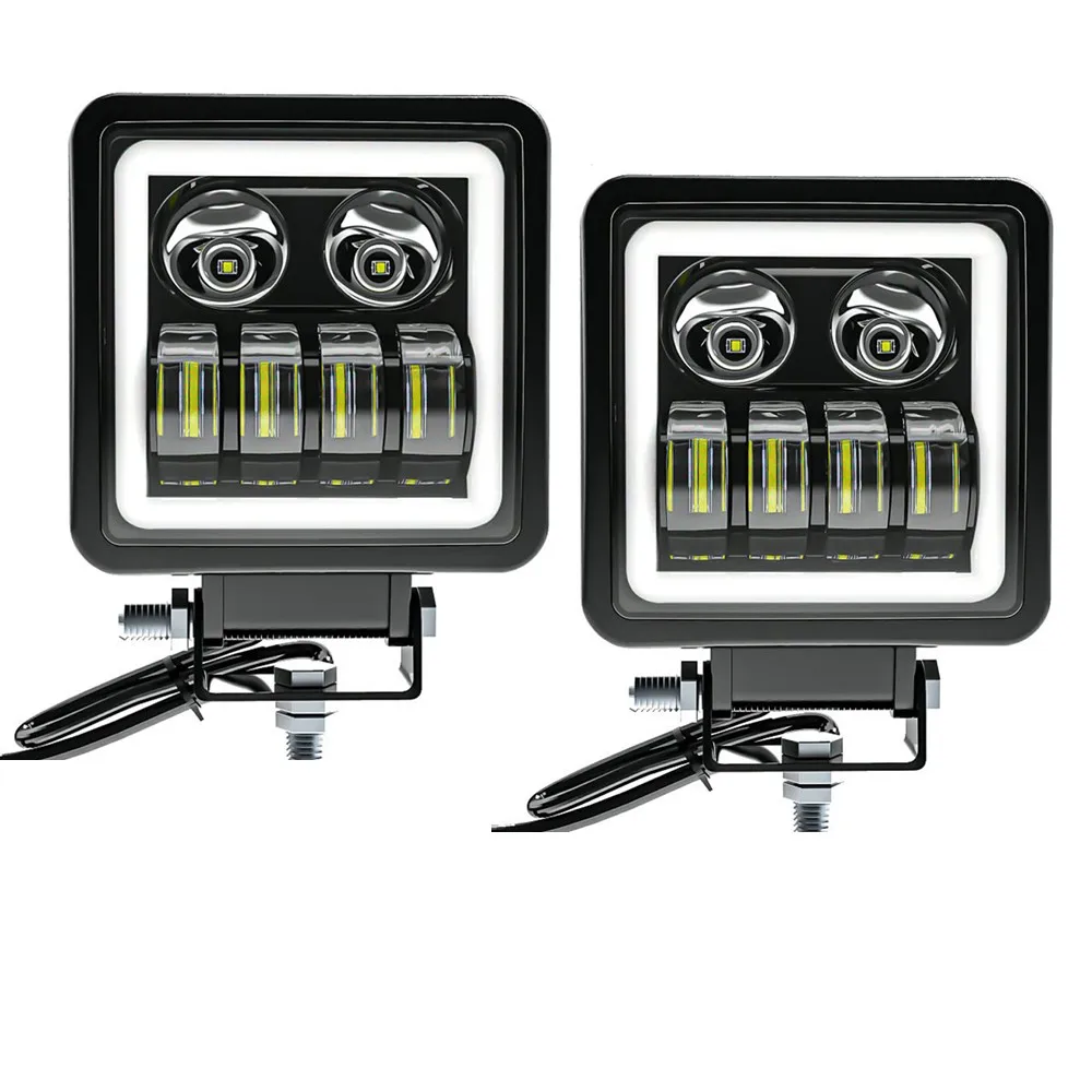 Автомобильная система 4-дюймовая квадратная светодиодная фара рабосветильник