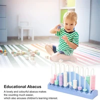 math montessori math toy computing rack counting calculating beads abacus educational toys baby early learning children toys