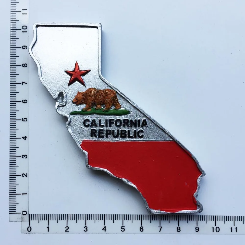 BABELEMI 1 шт. Новая креативная карта Калифорнии США туристический сувенир для