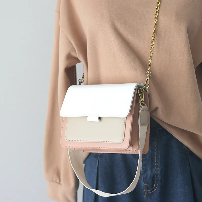 Aliwood брендовые дизайнерские женские сумки на цепочке через плечо с двумя