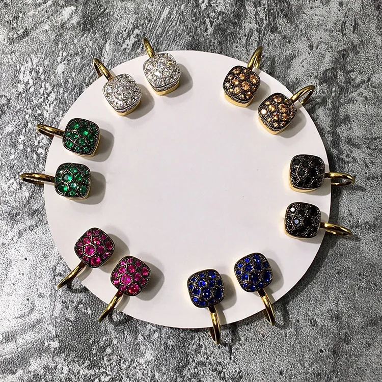 Элитный бренд ювелирных изделий семечковый фианит серьги в форме конфет для