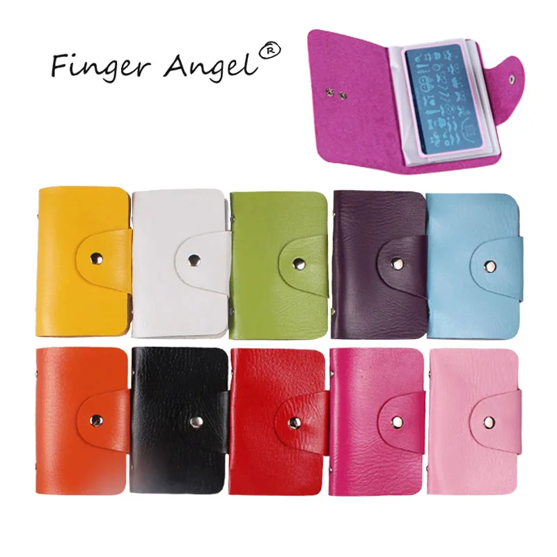 Finger Angel 20 слотов штамповочная пластина держатель чехол шаблон карты посылка PU дизайн ногтей органайзер для тарелок прямоугольник ногтей мешок для тиснения