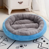 warm pet cat bed house winter round bed fodable cat sleeping mat pad nest kennel pet cushion dog beds for small dogs