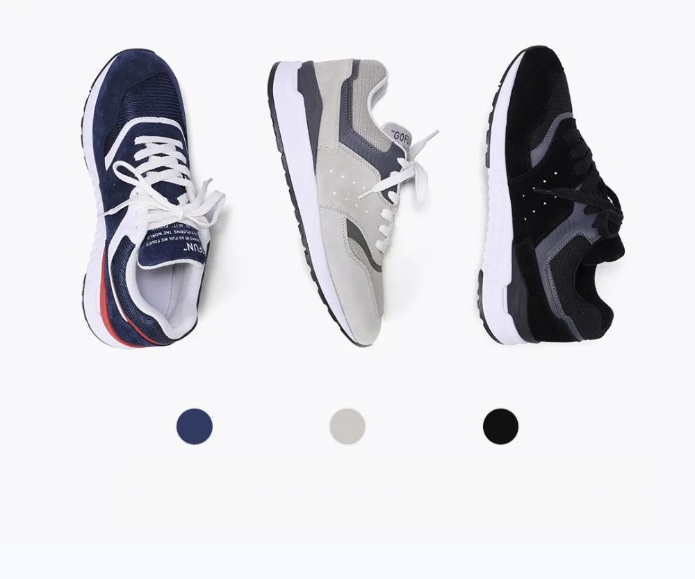 Мужские кроссовки из натуральной кожи Youpin черные повседневные дышащие в стиле