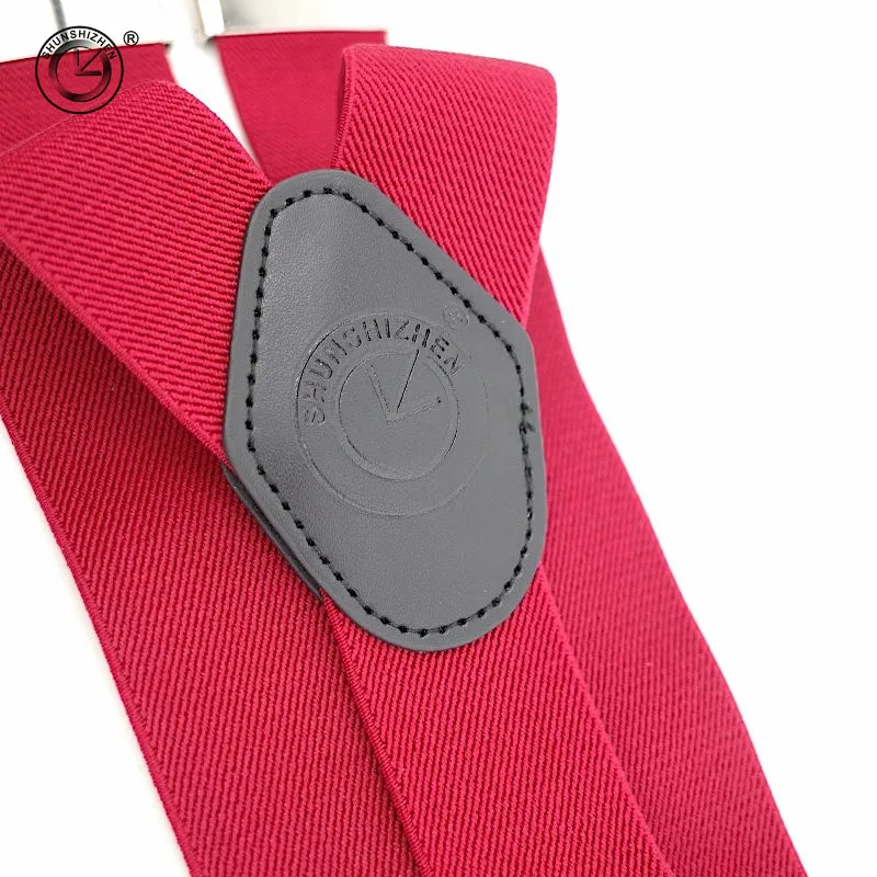 Лидер продаж 2020 мужские подтяжки с 6 зажимами хорошего качества | Аксессуары для