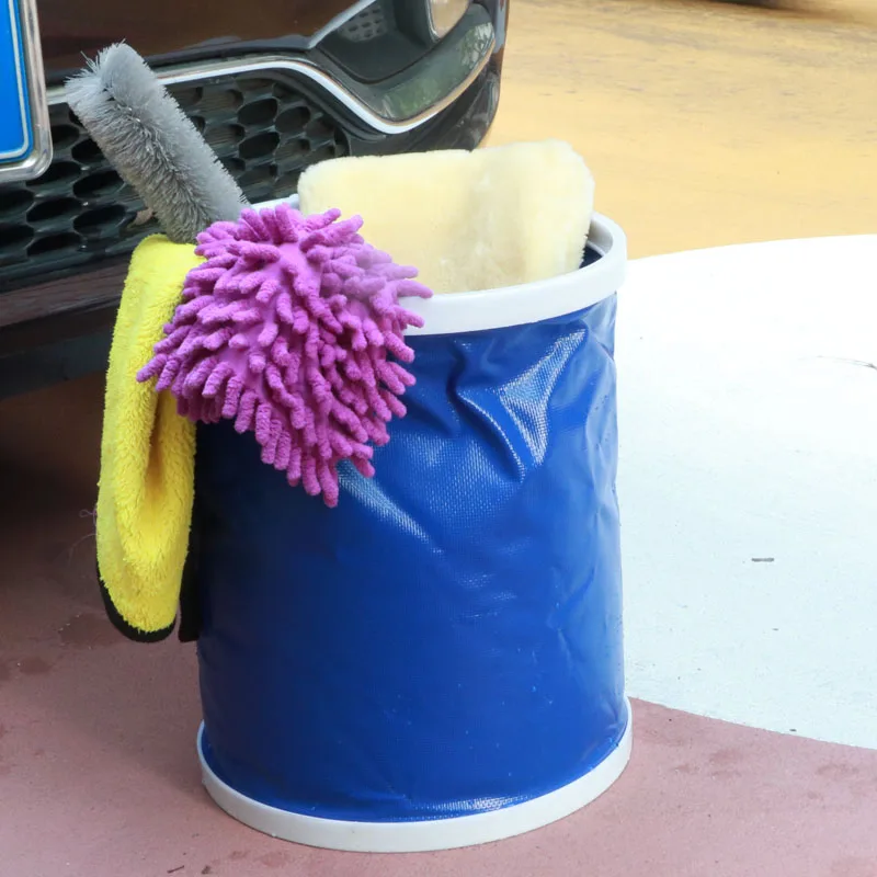 Складное ведро для путешествий походный инструмент рыбалки сумка мытья джип Dodge