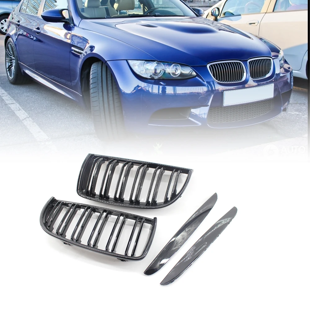 Автомобильный тупой черная передная решетка для BMW E90 E91 318 320i 325i 330i 2006 2008 Авто