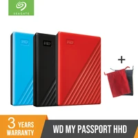 new wd 2tb 4tb my passport hdd 2 5 usb 3 0 sata portable hdd storage memory devices external hard drive disk disco duro