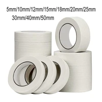 20m adhesive masking tape white high temperature single sided tearable writable decorative tapes office car auto body paint tape