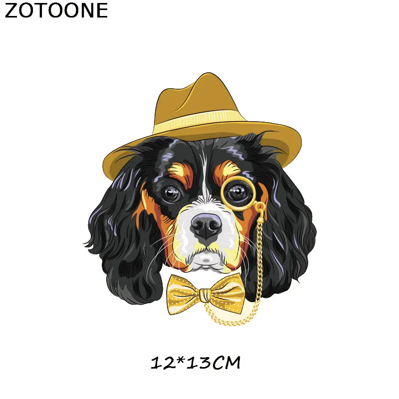 361 ZOTOONE железная нашивка, тигр, Лев, собака, животное, пластырь для одежды, наклейки футболка, а-уровень, моющийся, термопресс, аппликация C - Цвет: 361
