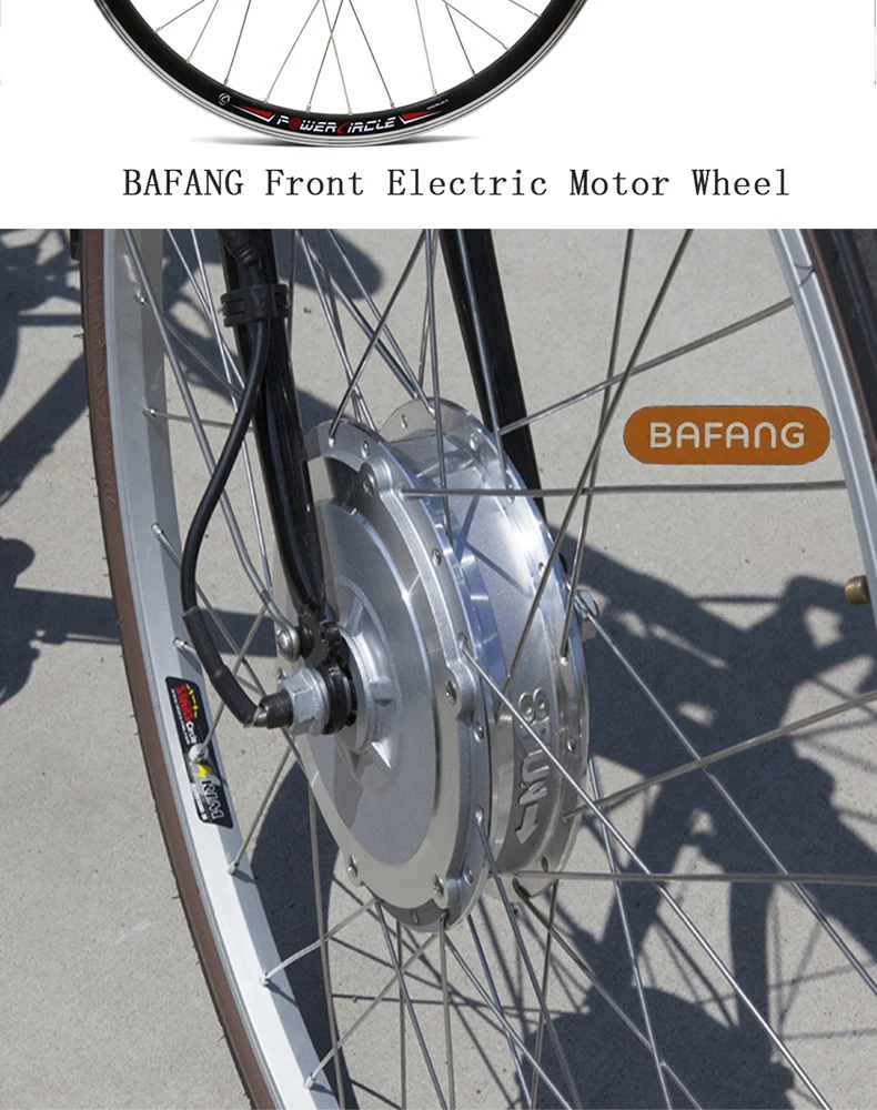 Bafang 36 v/48 v 250w 350w 500w переднее колесо двигателя E-bike бесщеточная Планетарная втулка колеса 26 дюймов 700C Электрический велосипед конверсионный комплект