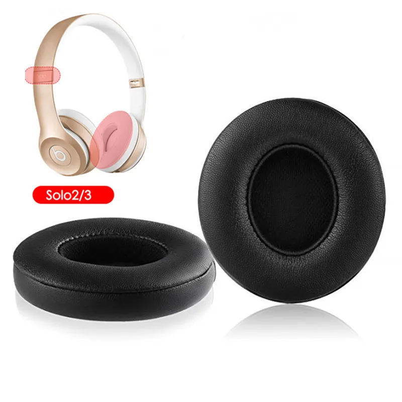 Амбушюры мягкие из пены с эффектом памяти для беспроводных наушников Solo 2 0 3.0 1