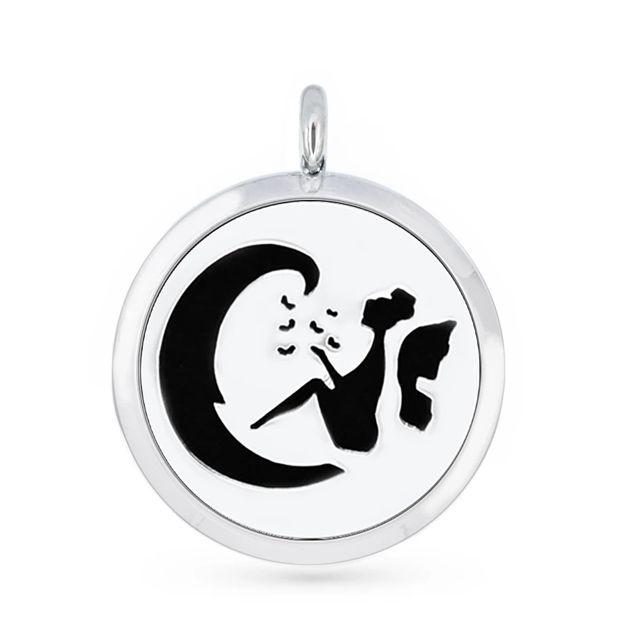 Новинка 30 мм Магнитная фотомагнитная подвеска-медальон с распылителем эфирного