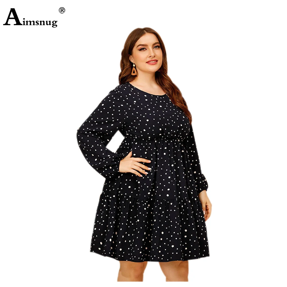 Vintage 2021 New Summer Ladies Elegant Leisure Dress Long Sleeve Boho Flower Print Dresses Plus size 4XL Women Knee-Length Dress