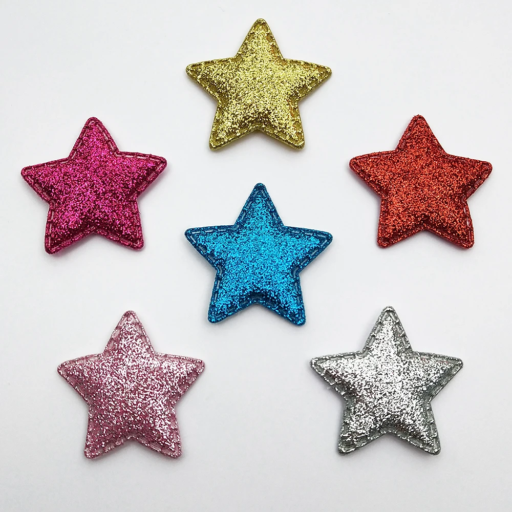 10/20 шт. блестящие золотистые нашивки с короной и звездами аппликация блестками